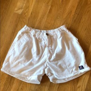 Chubbies white shorts M